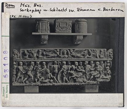 Vorschaubild Rom: Museo Nazionale
Sarkophag mit Schlacht zw. Römern u. Barbaren Diasammlung